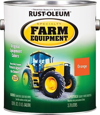 Farm Equipment Enamel Paint, Allis-chalmers Orange, 1 Gallon