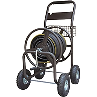 Landscapers Select TC4703 Garden Hose Reel Cart, 400 Ft. Capacity, Steel