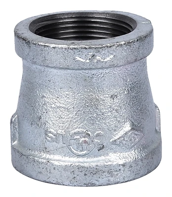 Galvanized Reducing Coupling 1-1/2" X 1-1/4" Model 24-11/2x11/4g
