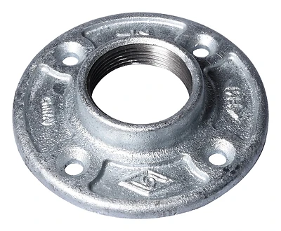 1-1/2 Inch Galvanized Malleable Iron Floor Flange Model 27-11/2g