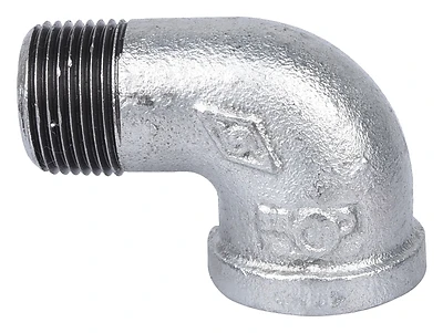 3/4 Inch Galvanized Malleable Street Elbow 90 Degree Model 6-3/4g