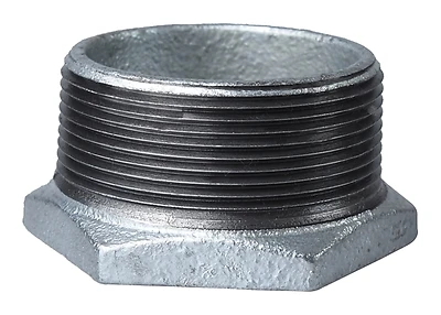 Galvanized Malleable Hex Pipe Bushing 2 Inch X 1.5 Inch - Model 35-2x1-1/2g
