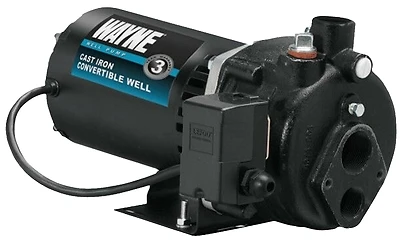 Cws100 1 Hp Cast Iron Convertible Well Jet Pump For Wells Up To 90 Ft
