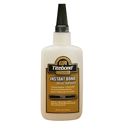 Instant Bond Thin High Strength Wood Adhesive 4 Oz - Model 6202