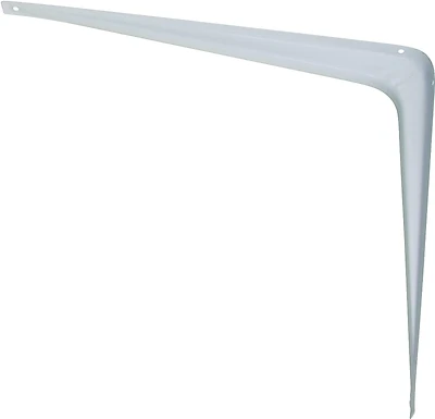 National Hardware N245-779 Shelf Bracket, 12x14 In, White Steel, 100 Lb, Pack of 20