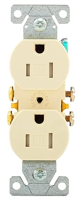 Tr270la-box 15-amp Light Almond Tamper-resistant Duplex Receptacle