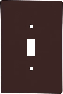 2144b-box Oversized 1-gang Toggle Light Switch Wall Plate, Brown, 3.50 X 5.25 In.