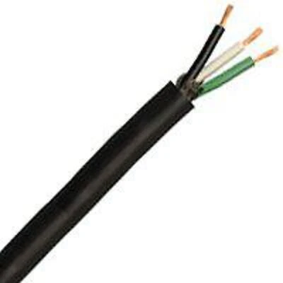 233850408 250-foot 18/3 Gauge Black Sjew Power Cord