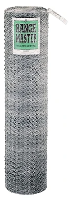 Deacero 6424 Poultry Netting, 50 Ft L x 48 In W, Galvanized Steel