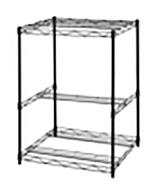 Landscapers Select Tool Rack, 20-3/4 In W X 32 In H X 24 In L, Black