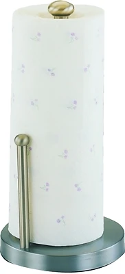Simple Spaces L1070-26-02-M Paper Towel Holder, Satin Nickel, 13.5 in