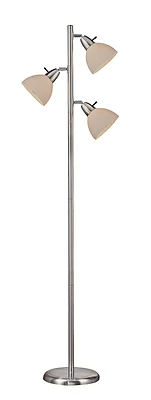 Tl-tree-648 3-light Adjustable Tree Lamp, 55 In, Satin Nickel Finish