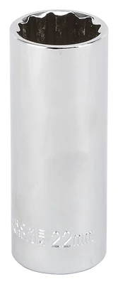 Mt6528983 22mm 1/2 Drive Deep Socket 12 Point