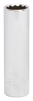 1/2 Drive Deep Socket 16mm 12 Point Chrome Vanadium Steel