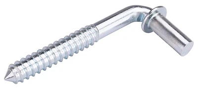 Lr094 Zinc Plated Steel Screw Hook 1/2 Inch Diameter X 4 Inch Length