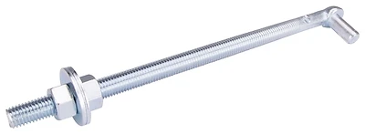 Lr084 Zinc-plated Steel Bolt Hook 5/8 Inch Diameter X 12 Inch Length