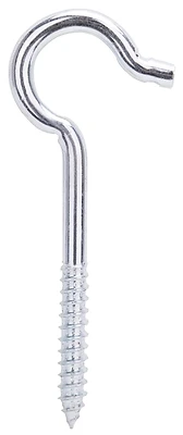 Lr309 #0 Zinc Steel Ceiling Hook, Bright Zinc, Pack Of 50