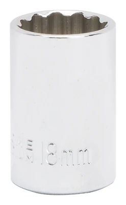 1/2 Inch Drive 18 Millimeter 12 Point Standard Socket - Model Mt6529952