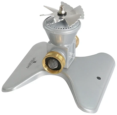 Gt50104 Adjustable Zinc Cyclone Sled Lawn Sprinkler With Brass Coupling
