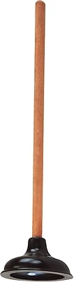 Prosource 8318-B Toilet Plunger, 6 In. Cup, 21 In. Wood Handle