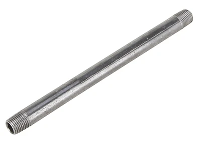 Prosource 1/4X6B Black Steel Pipe Nipple, 1/4 In X 6 In, Schedule 40