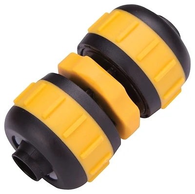 Gc628 Coupling Hose Mender, 5/8 To 3/4 Inch, Durable Plastic, Yellow And Black