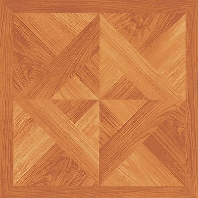Self-adhesive Vinyl Floor Tile Wood Weave 12 X 12 X 1.2 Mm