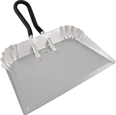Dl-5010 Aluminum Dustpan, 17 In L X 17 In W, Durable Silver Finish