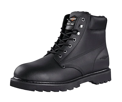655ss-7.5 6-inch Steel Toe Work Boot - Action Leather, Size 7.5