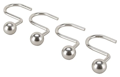 Sd-cbh-sn Satin Nickel Curtain Hook Ball - Durable Metal Design