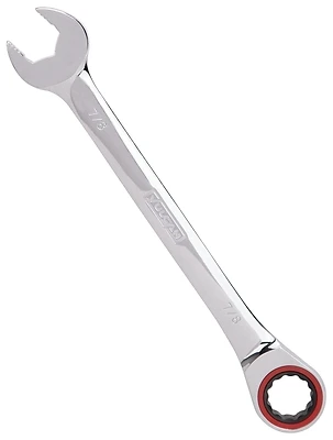 7/8 Inch Ratcheting Combination Wrench, Chrome Vanadium Steel, 72 Tooth