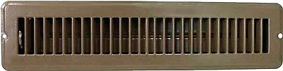 Fr01-2x14b Brown Steel Floor Register, 2 In H X 14 In W