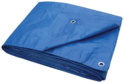 ProSource T0810BB70 Tarpaulin, Blue Polyethylene, 10 Ft L X 8 Ft W