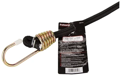 Fh64082-1 Heavy Duty Bungee Cord, 10 Mm Dia X 24 In L, Pack Of 6