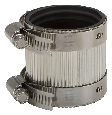 Nhc-150 No-hub Coupling 1-1/2 Inch For Cast Iron, Plastic, And Steel Pipes