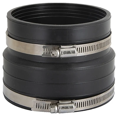 Kj-012 Flexible Pvc Socket Pipe Coupling, 4 Inch