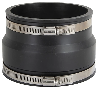 Kj-017 Flexible Pvc Coupling For Clay And Cast Iron Pipes, 4 Inch
