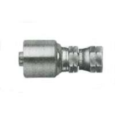 Megacrimp G25200-0606 Hydraulic Hose Coupling, 5/8-18, Steel, Tuffcoat