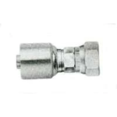 Megacrimp G25111-0808 Hydraulic Hose Coupling, 1/2-14, Crimp X Jic, Steel