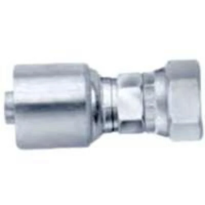 Megacrimp G25111-0606 Hydraulic Hose Coupling, 3/8-18, Steel, Zinc, 5 Pk
