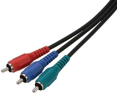 Zenith VC1006COMPON Component Video Cable, 6 Ft, Black