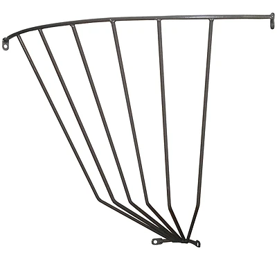 76110907 Corner Hay Rack, Solid Steel, Gray, 42 In W X 30 In D X 41 In H