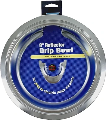 Camco 00413 Chrome Drip Bowl, 8 In., GE and Hotpoint Electric Stoves