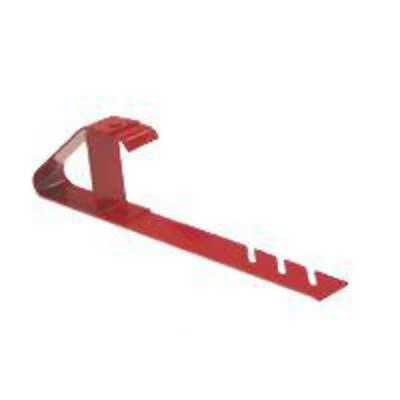 2505 Adjustable Fixed Roof Bracket, 4 Inch, Steel, Red, Powder-coated