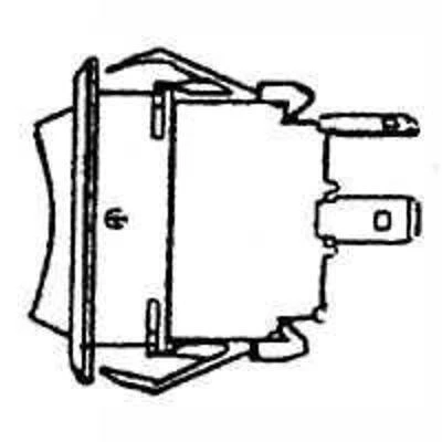 M-047c 2-way Bilge Pump Switch, 6-32 Vdc, 10 A, 1/4 In Spade Terminal