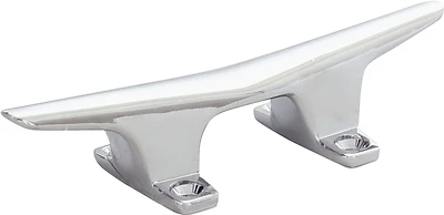 M-081c Hollow Base Cleat, 6 Inch, Die-cast Zamak With Chrome Finish