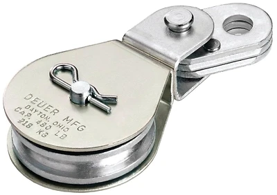 Db30e 3-inch Swivel Eye Block With 480 Lb Capacity And Zinc-plated Steel