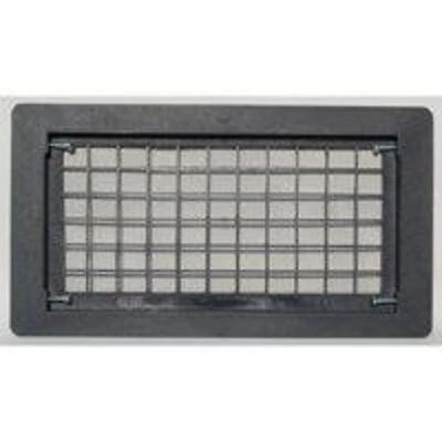 510bl Open Air Foundation Vent, Black, 7-3/4 In X 15-1/4 In
