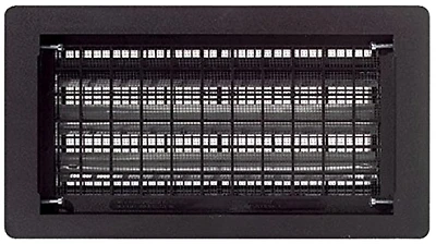 8 In. X 16 In. Black Automatic Foundation Vent With Energy-saver Feature