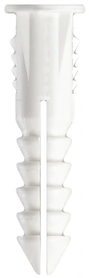 Plastic Screw Anchor With Screw, #6-8 X 1 In, Model 187s